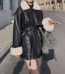 Mid Length Motorcycle Jacket - Fleece Padded