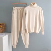 2Pcs Turtleneck Tracksuit - Women's Turtleneck Tracksuit