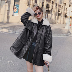 Mid Length Motorcycle Jacket - Fleece Padded