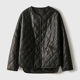 Sophisticated Style Quilted Leather Jacket - Chic & Comfortable