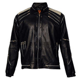 Michael Jackson Beat Black Leather Jacket – Modern and Durable Jacket