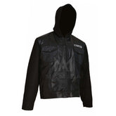 Men's Biker Motorcycle SOA Hooded Leather Jacket - Stylish & Edgy Outerwear