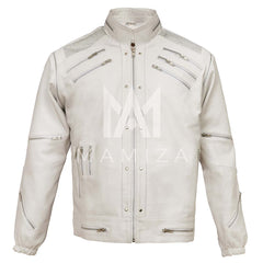 Michael Jackson Beat Black Leather Jacket – Modern and Durable Jacket