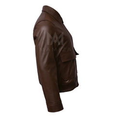 Inception Cobb Vintage Leather Bomber Jacket - Men's Stylish Outerwear