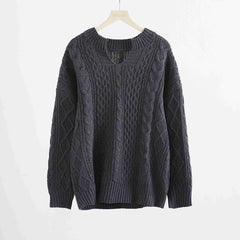 Women's Cable Knit Sweater - Cozy & Stylish Fashion