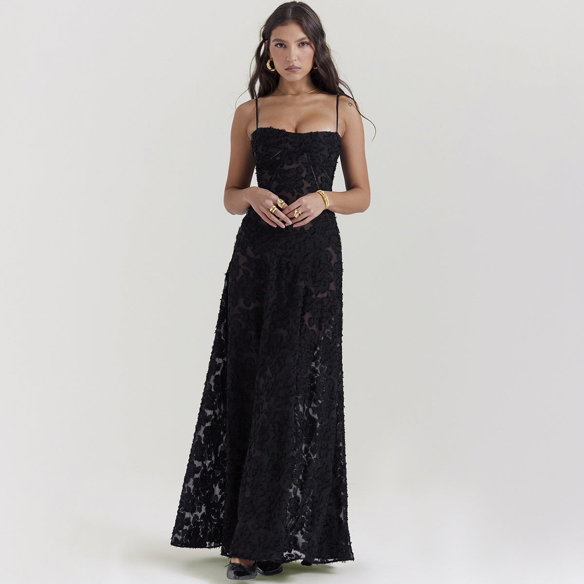 Elegant Lace Maxi Dresses - Graceful Formal Attire