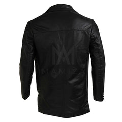 Men's Blazer - Men's Sophisticated Blazer Crafted from Genuine Leather