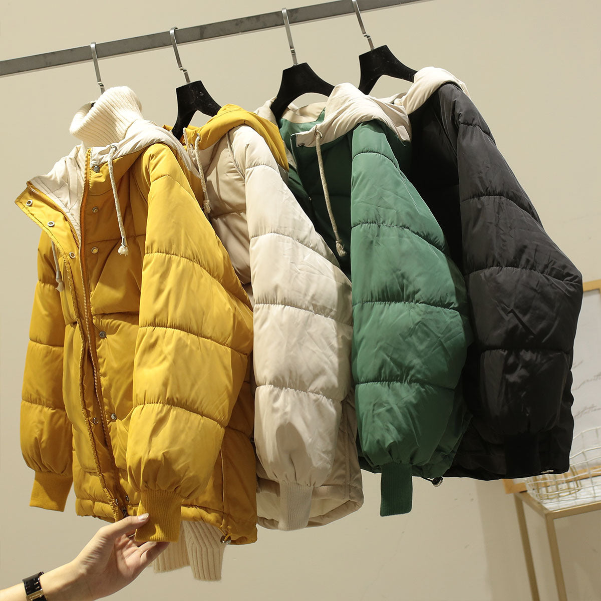 Women's Winter Parka - Hooded and Puffy