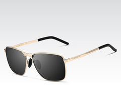 Sleek Metal Aviator Sunglasses