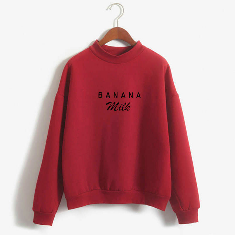 Banana Milk Graphic Crewneck Sweatshirt