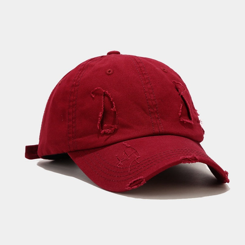 Distressed Baseball Caps - Multicolor