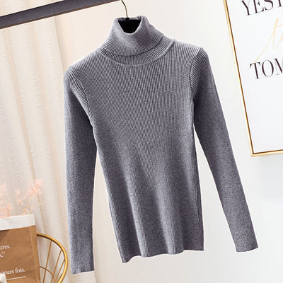 Soft and Cozy Ribbed Turtleneck Sweater