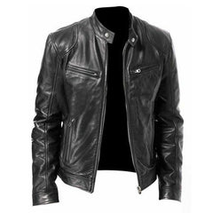 Men's PU Leather Jacket - Urban Fashion & Premium Quality