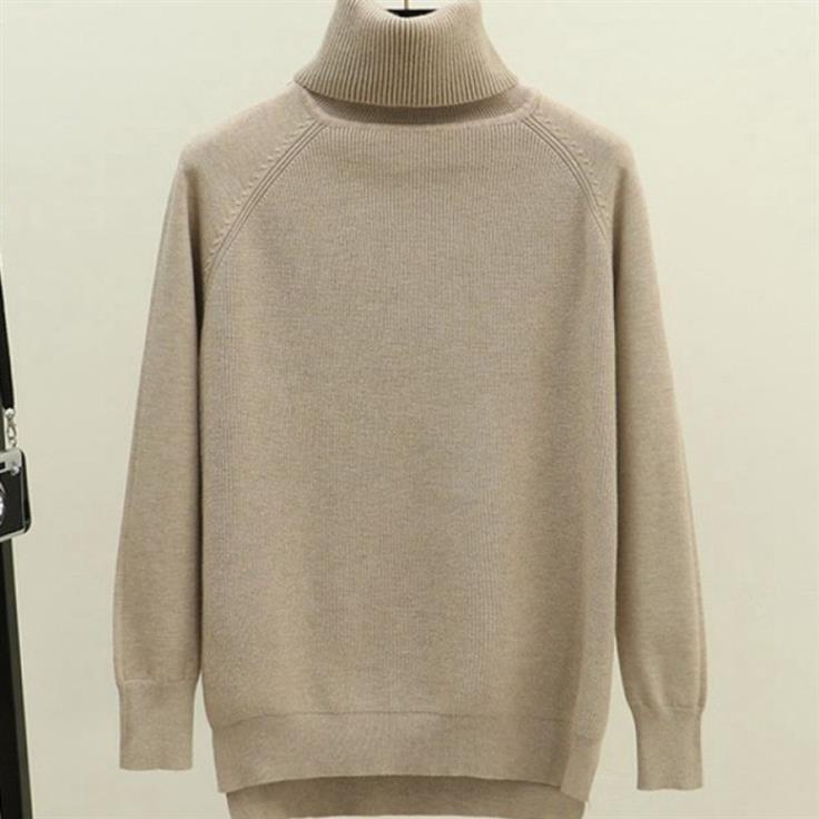 Cozy Turtleneck Raglan Sleeve Sweater