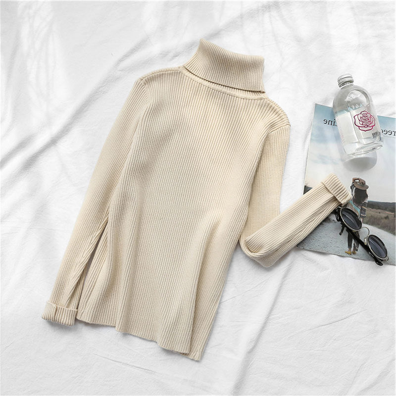 Soft and Cozy Ribbed Turtleneck Sweater