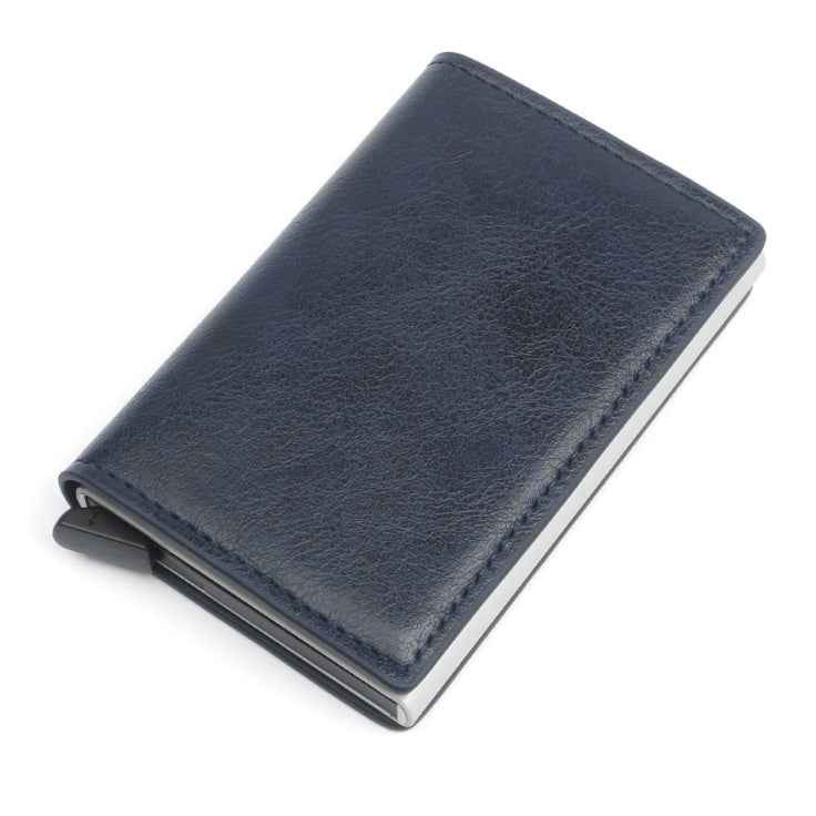 Compact Card Wallet - Classic Leather Wallet with Card Holder Design