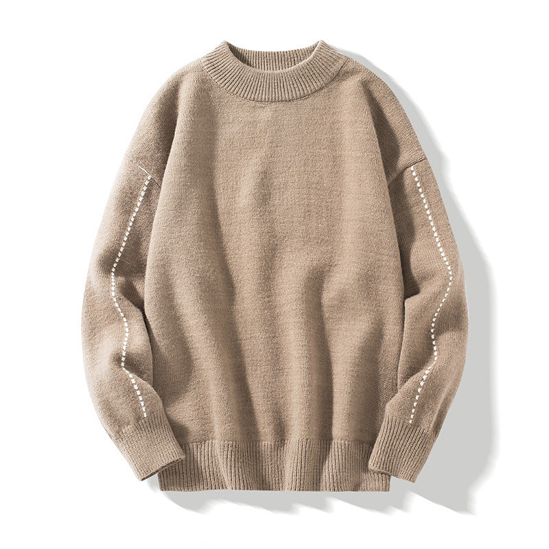 Men's Mock Neck Sweater - Cozy & Stylish Fall Fashion