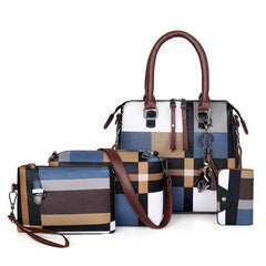 Chic and Versatile Patchwork Shoulder Bag Set