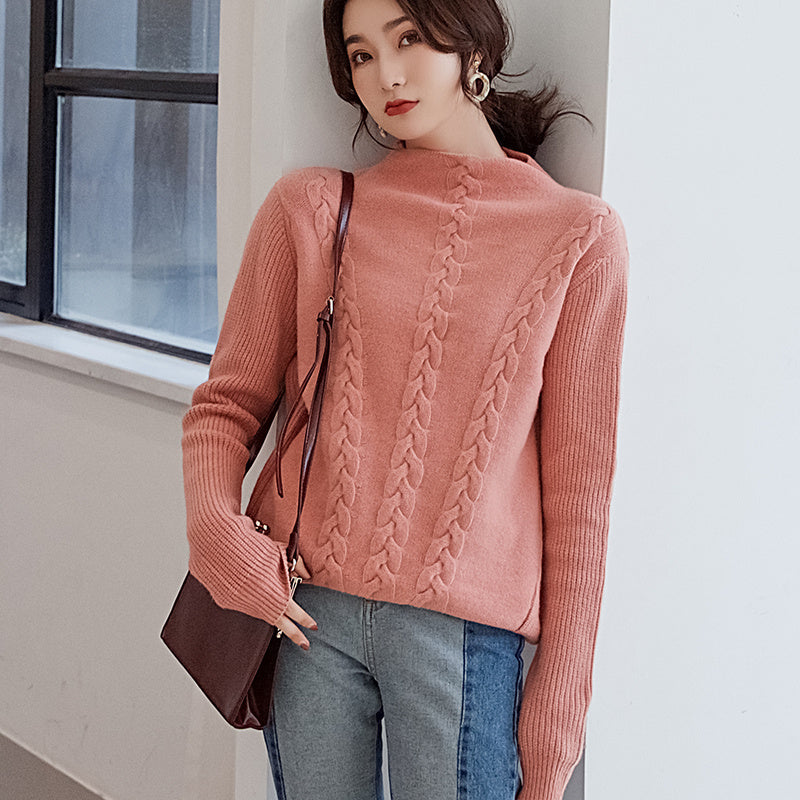 Autumn and winter turtleneck cashmere sweater