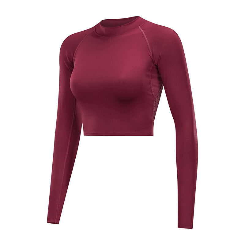 Women's Long Sleeve Crop Top