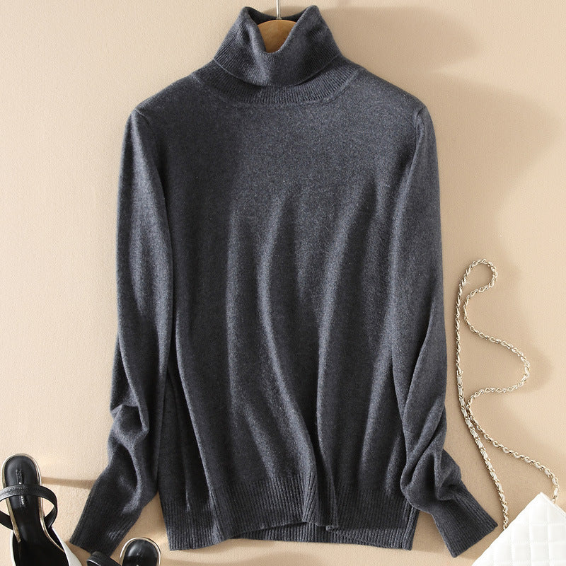 Cozy Turtleneck Knit Sweater