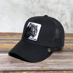 Gorilla Embroidered Mesh Trucker Baseball Cap