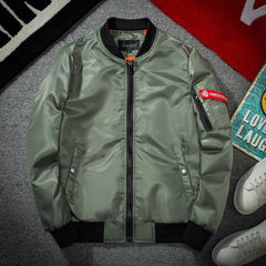 Military Bomber Jacket - Versatile and Durable