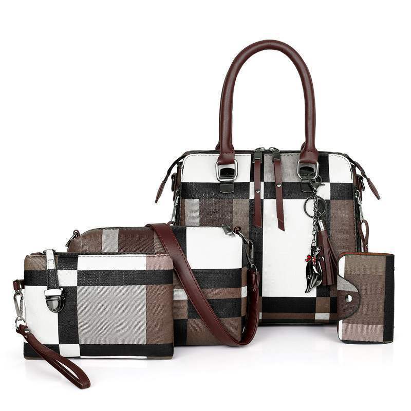 Chic and Versatile Patchwork Shoulder Bag Set