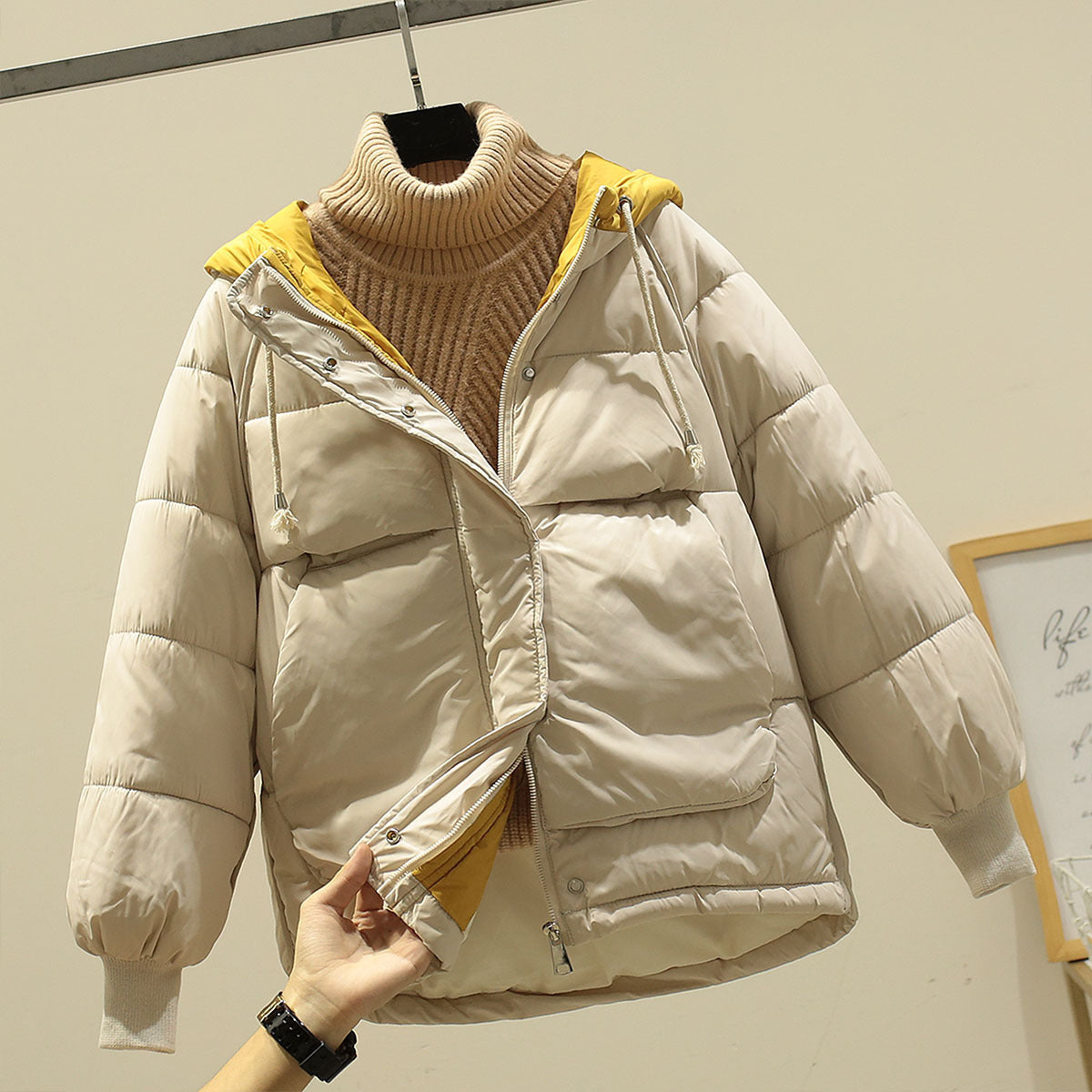 Women's Winter Parka - Hooded and Puffy