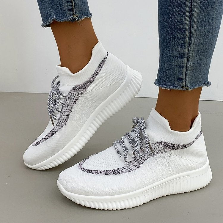 Athleisure Shoes - Stylish & Embellished Accents