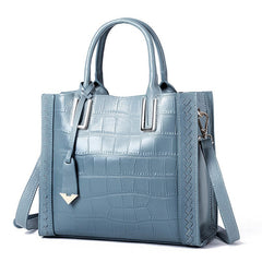 Crocodile Leather Tote Bag - Luxury Accessory