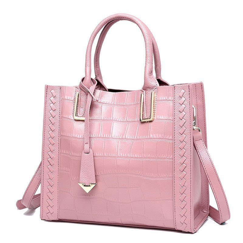 Crocodile Leather Tote Bag - Luxury Accessory