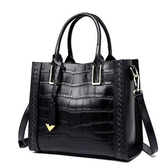 Crocodile Leather Tote Bag - Luxury Accessory