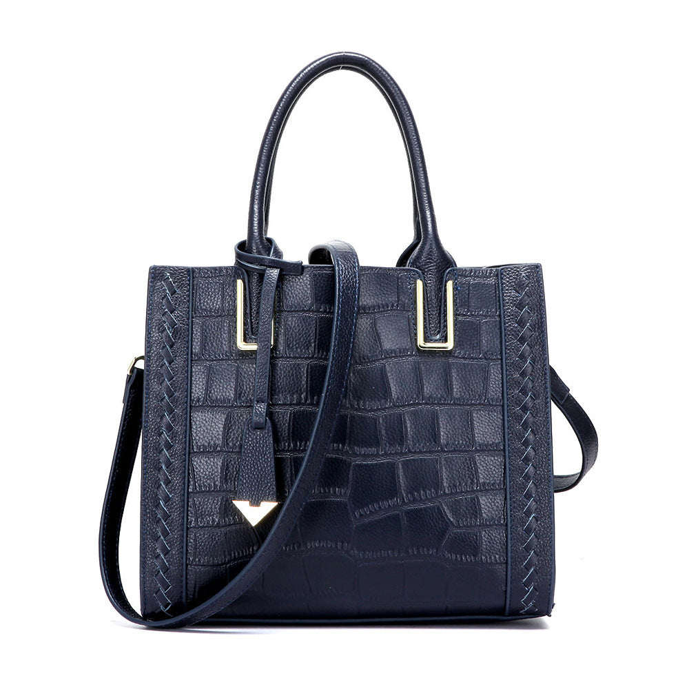 Crocodile Leather Tote Bag - Luxury Accessory