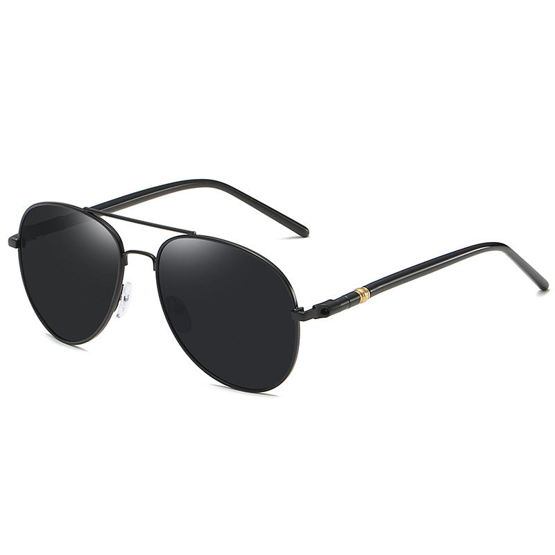 Timeless  Metal Aviator Sunglasses with Mirrored Lenses