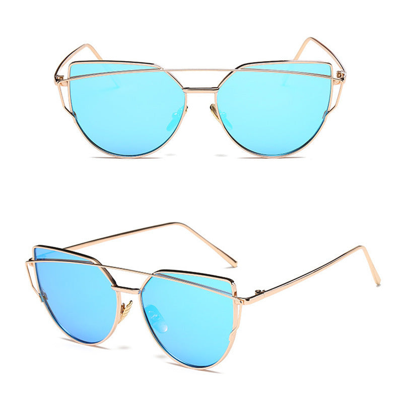 Stylish Rimless Geometric Sunglasses with Distinctive Design