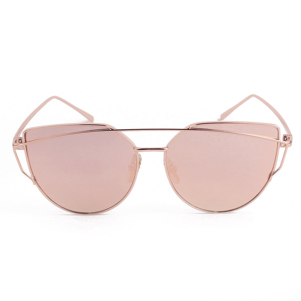 Stylish Rimless Geometric Sunglasses with Distinctive Design