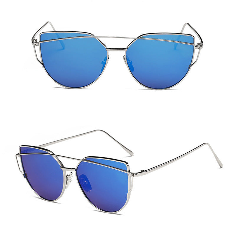 Stylish Rimless Geometric Sunglasses with Distinctive Design