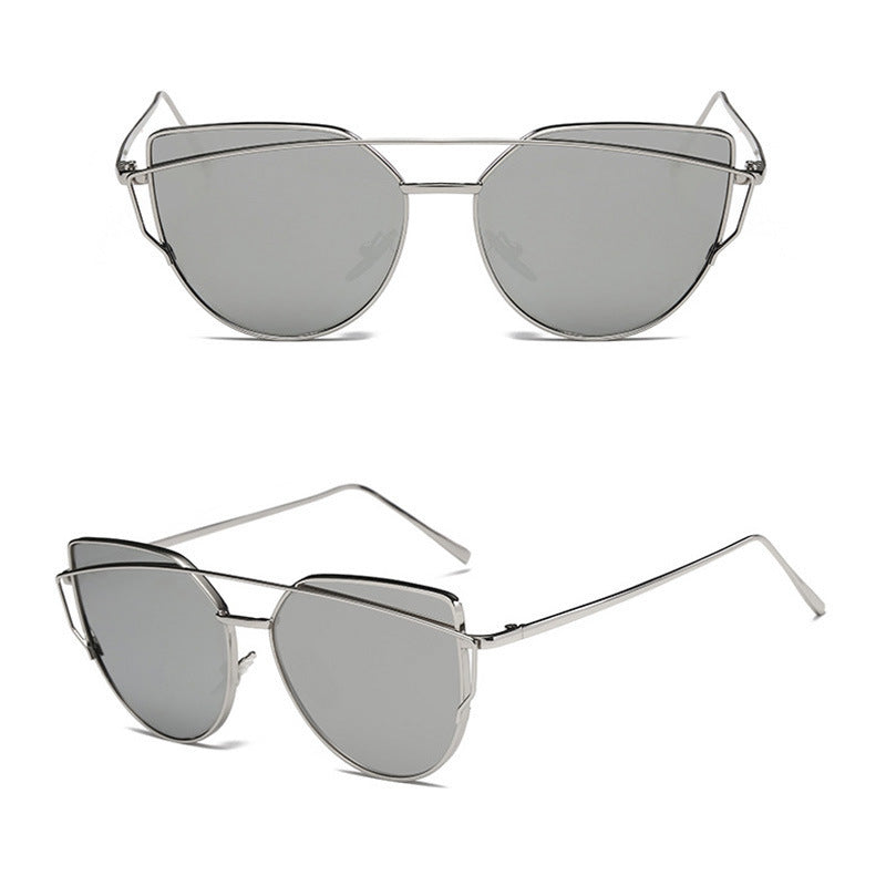 Stylish Rimless Geometric Sunglasses with Distinctive Design