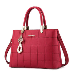 Elegant Quilted PU Leather Tote Bag