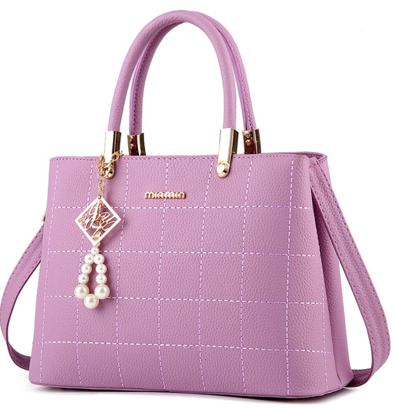 Elegant Quilted PU Leather Tote Bag