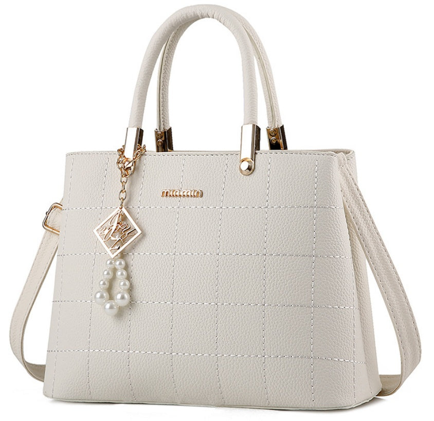 Elegant Quilted PU Leather Tote Bag