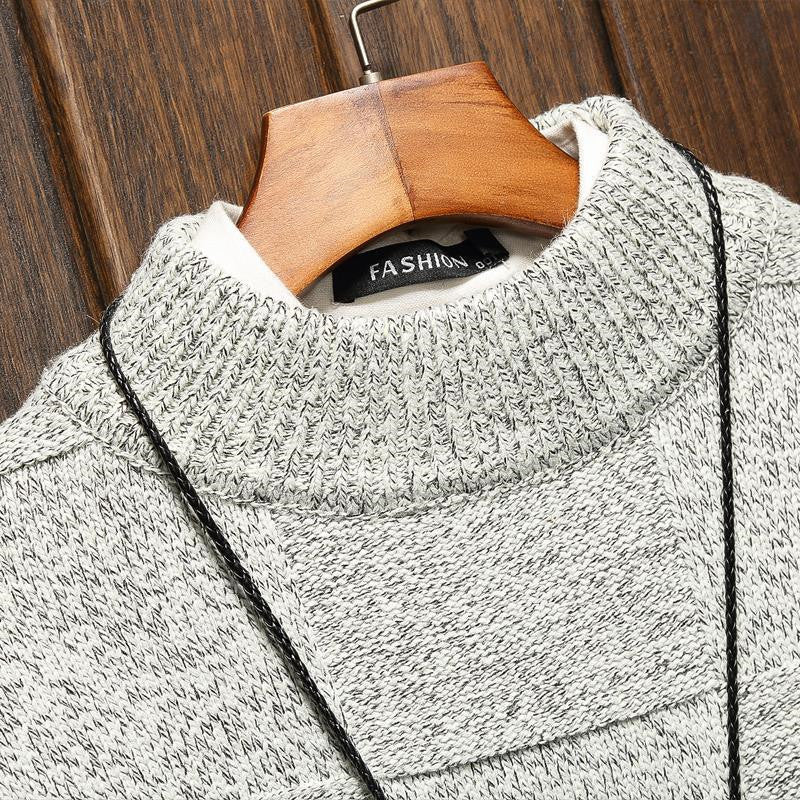 Cozy Textured Knit Turtleneck Sweater