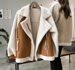 Luxurious Comfort - Women's Sherpa Lined Coat