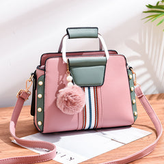 Stylish and Versatile Color-Block Handbag