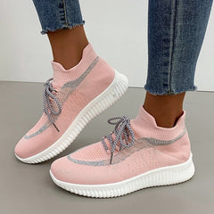 Athleisure Shoes - Stylish & Embellished Accents