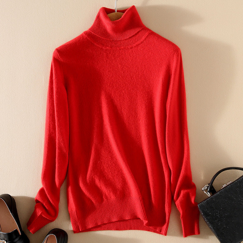 Cozy Turtleneck Knit Sweater