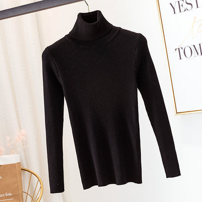 Soft and Cozy Ribbed Turtleneck Sweater