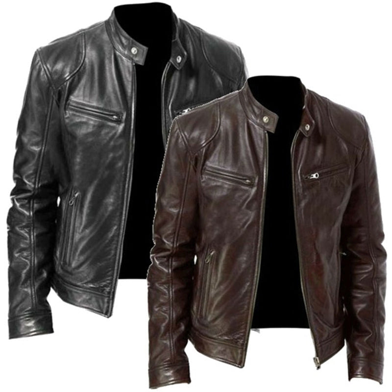 Men's PU Leather Jacket - Urban Fashion & Premium Quality