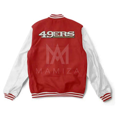 Men's Premium Quality 49ers Varsity Jacket